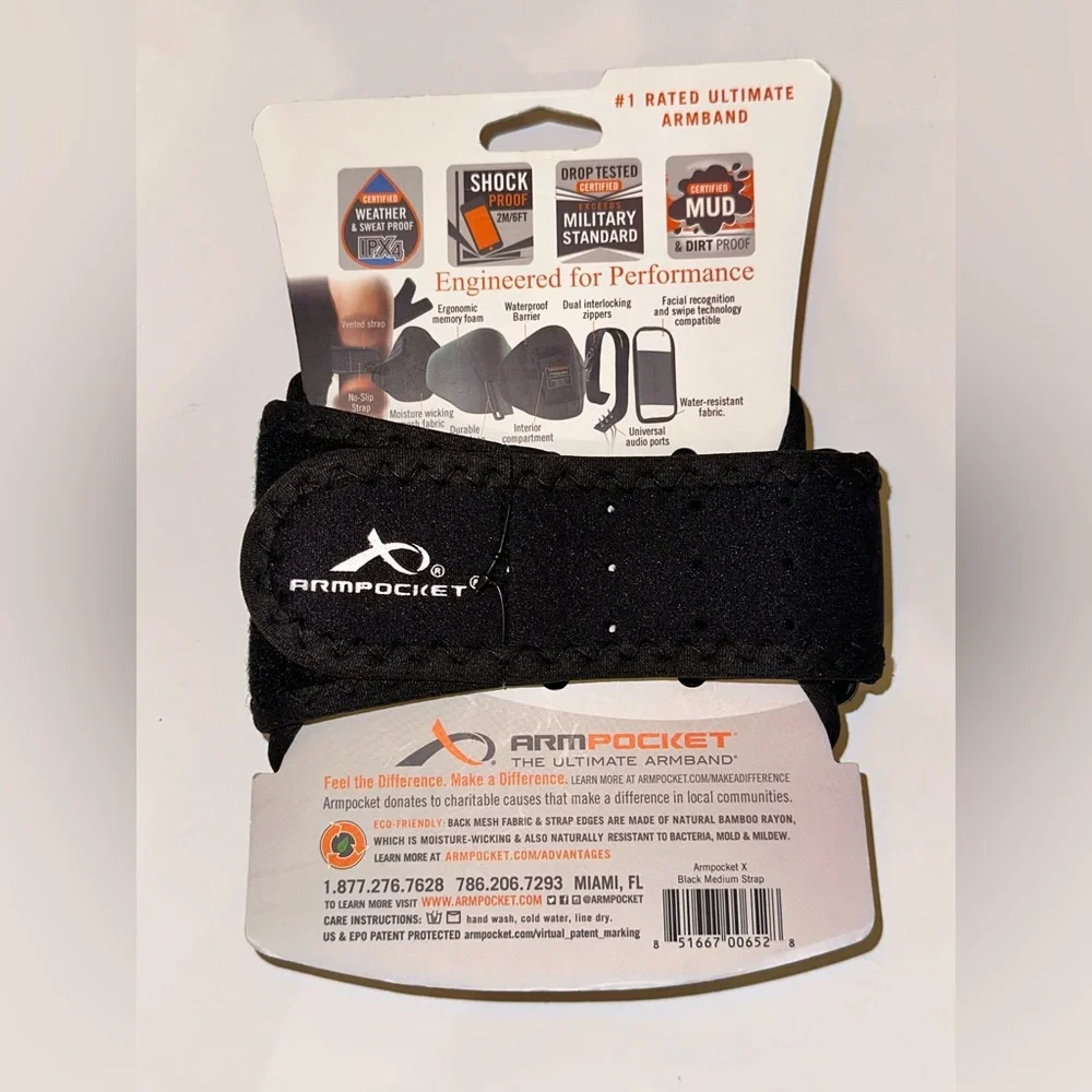 Armpocket X The Ultimate Arm Band Cellphone Holder for Workouts NEW